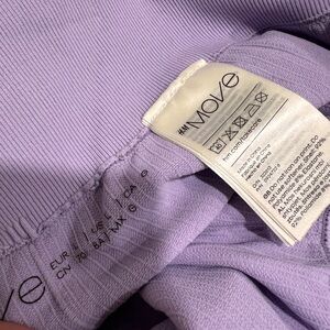 H&M Move Lavender Ribbed Top